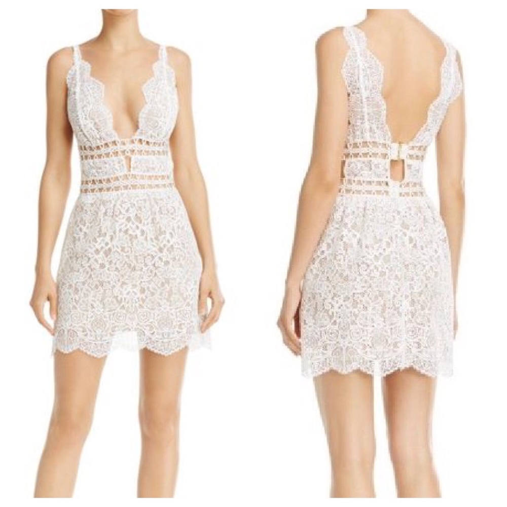 BNWT For Love and Lemons Mon Cheri lace mini
